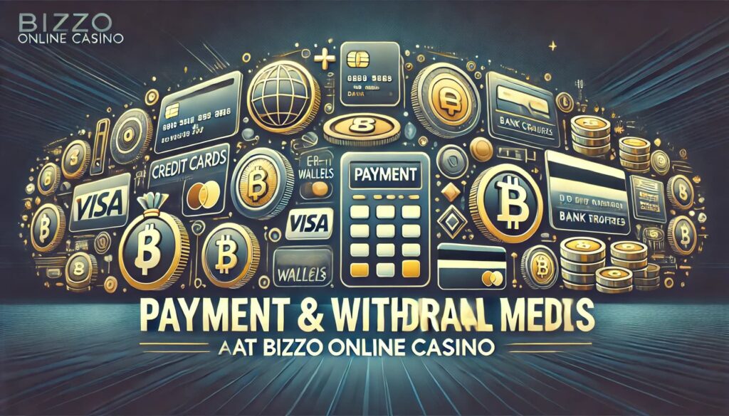 Payment and Withdrawal Methods at Bizzo Online Casino