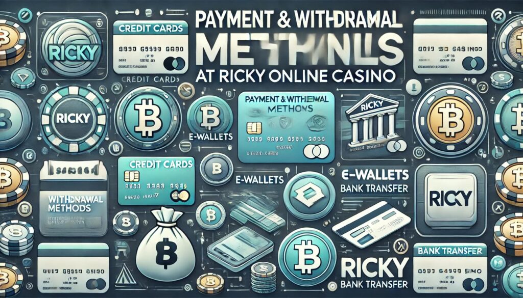 Payment and Withdrawal Methods at Ricky Online Casino