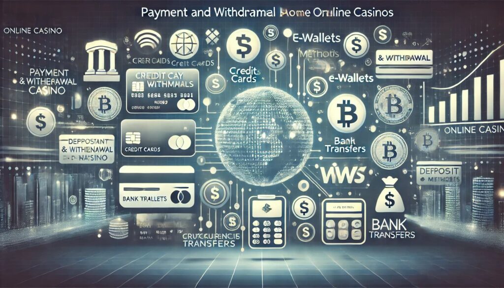 Payment and Withdrawal Methods at Zoome Online Casino